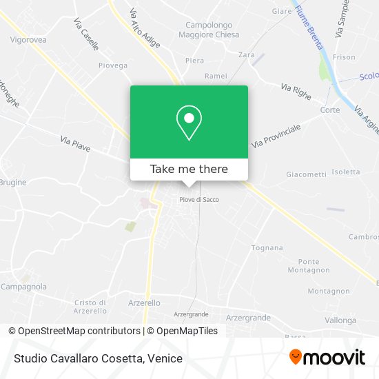 Studio Cavallaro Cosetta map