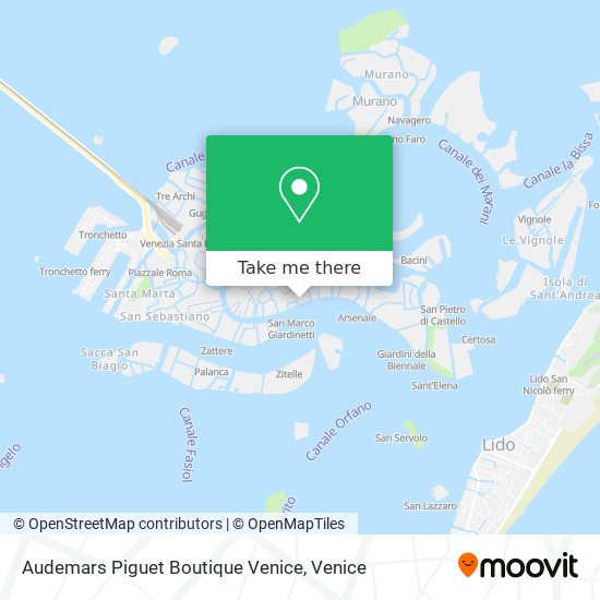 Audemars Piguet Boutique Venice map
