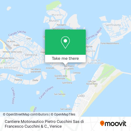 Cantiere Motonautico Pietro Cucchini Sas di Francesco Cucchini & C. map