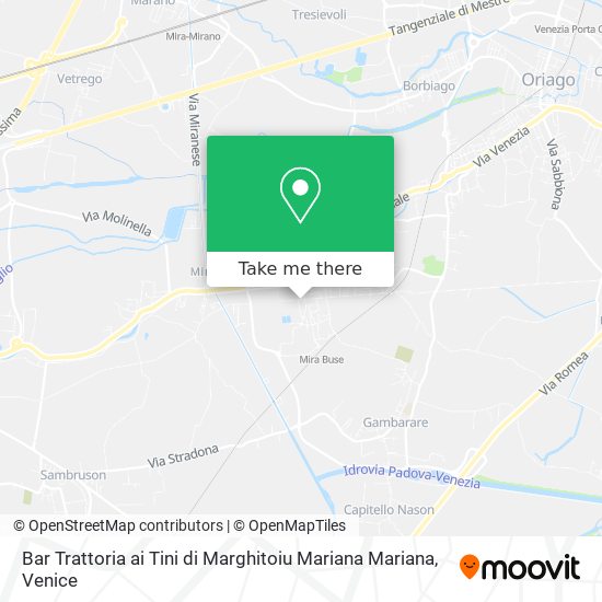 Bar Trattoria ai Tini di Marghitoiu Mariana Mariana map