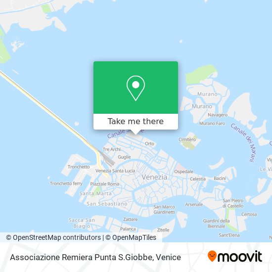 Associazione Remiera Punta S.Giobbe map