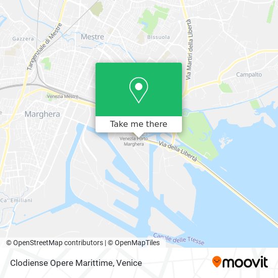 Clodiense Opere Marittime map
