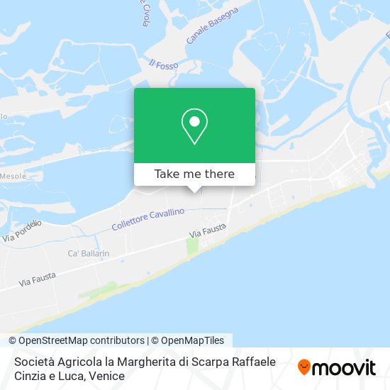 Società Agricola la Margherita di Scarpa Raffaele Cinzia e Luca map