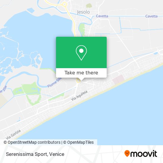 Serenissima Sport map