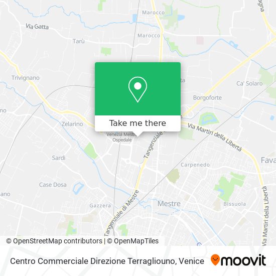 Centro Commerciale Direzione Terragliouno map