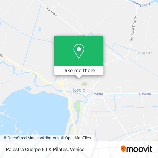 Palestra Cuerpo Fit & Pilates map