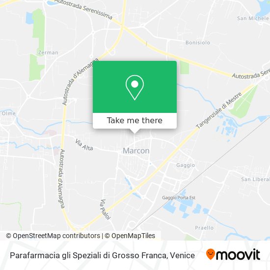 Parafarmacia gli Speziali di Grosso Franca map