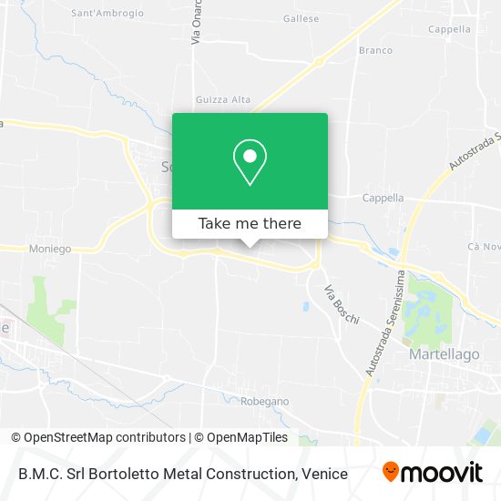 B.M.C. Srl Bortoletto Metal Construction map