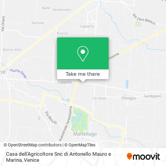 Casa dell'Agricoltore Snc di Antonello Mauro e Marina map