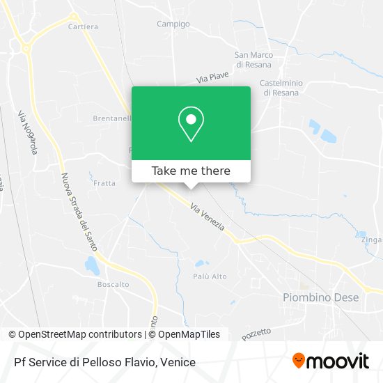 Pf Service di Pelloso Flavio map