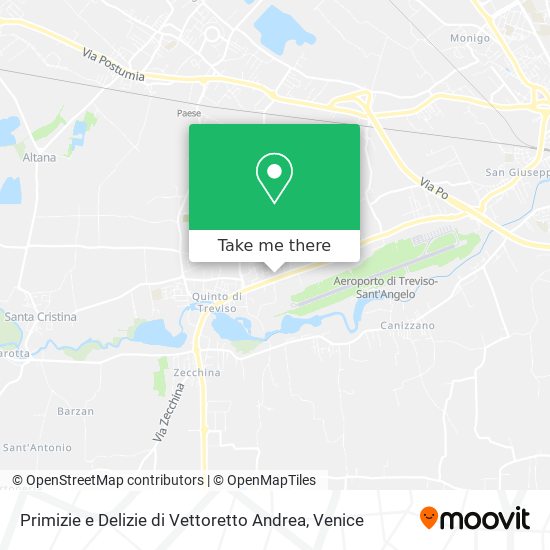 Primizie e Delizie di Vettoretto Andrea map