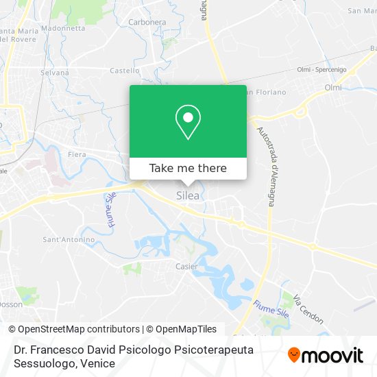 Dr. Francesco David Psicologo Psicoterapeuta Sessuologo map