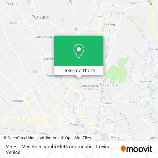 V.R.E.T. Veneta Ricambi Elettrodomestici Treviso map