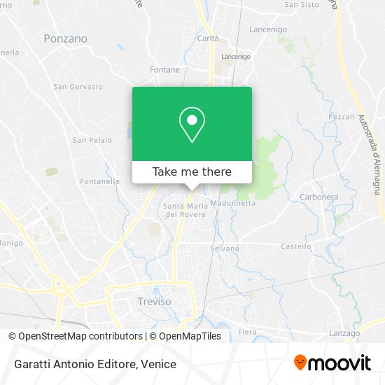 Garatti Antonio Editore map