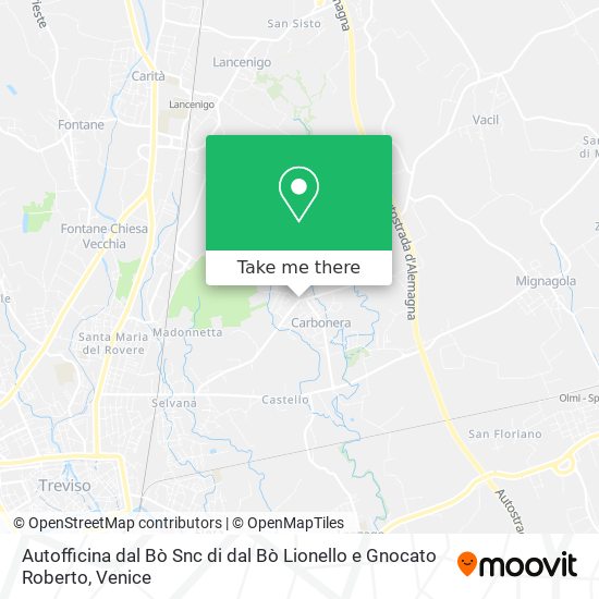 Autofficina dal Bò Snc di dal Bò Lionello e Gnocato Roberto map