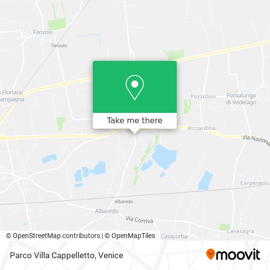 Parco Villa Cappelletto map