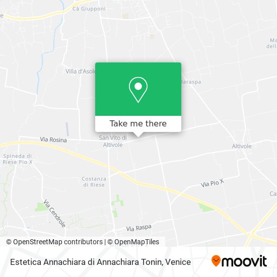 Estetica Annachiara di Annachiara Tonin map