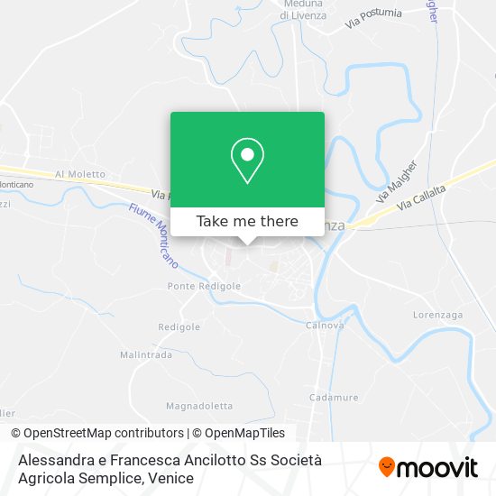 Alessandra e Francesca Ancilotto Ss Società Agricola Semplice map