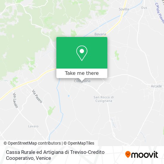 Cassa Rurale ed Artigiana di Treviso-Credito Cooperativo map