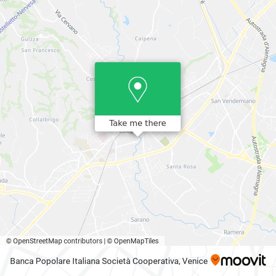 Banca Popolare Italiana Società Cooperativa map