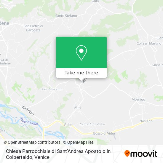 Chiesa Parrocchiale di Sant'Andrea Apostolo in Colbertaldo map