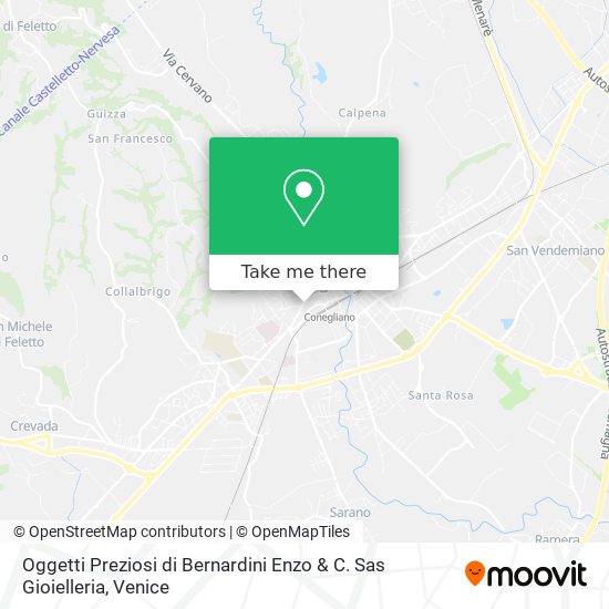 Oggetti Preziosi di Bernardini Enzo & C. Sas Gioielleria map