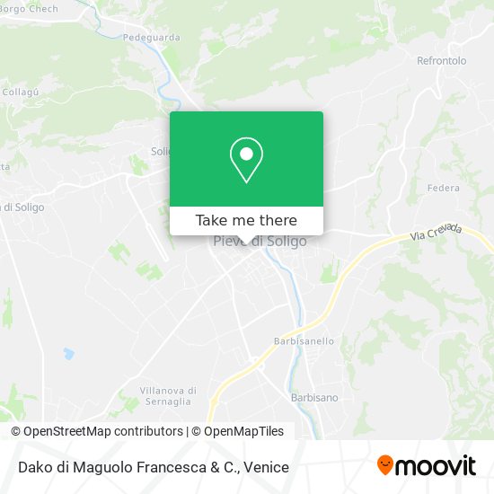 Dako di Maguolo Francesca & C. map