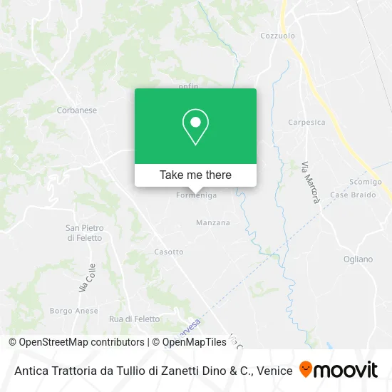 Antica Trattoria da Tullio di Zanetti Dino & C. map