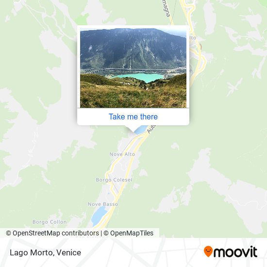 Lago Morto map