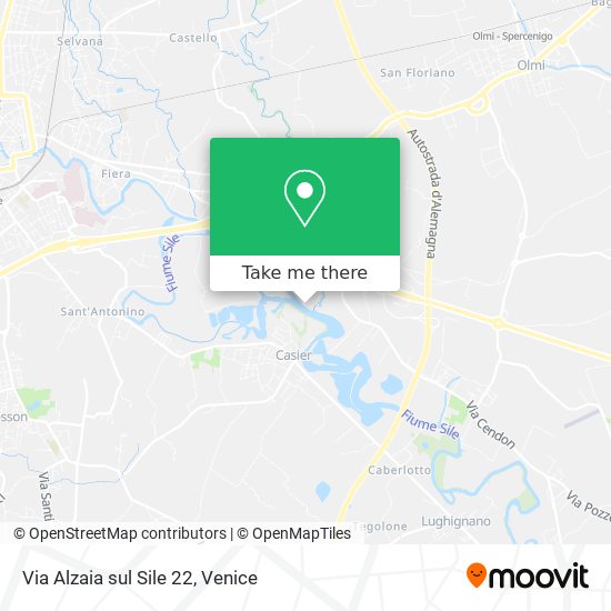 Via Alzaia sul Sile  22 map