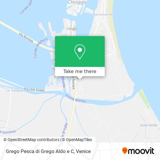 Grego Pesca di Grego Aldo e C map