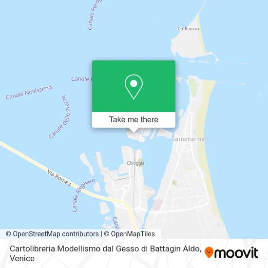 Cartolibreria Modellismo dal Gesso di Battagin Aldo map