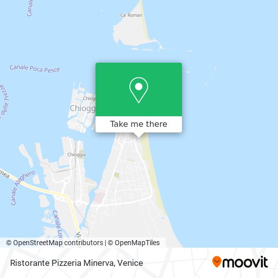 Ristorante Pizzeria Minerva map