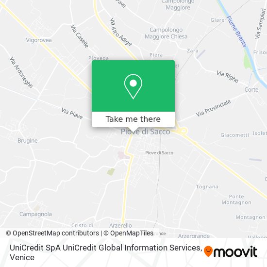 UniCredit SpA UniCredit Global Information Services map