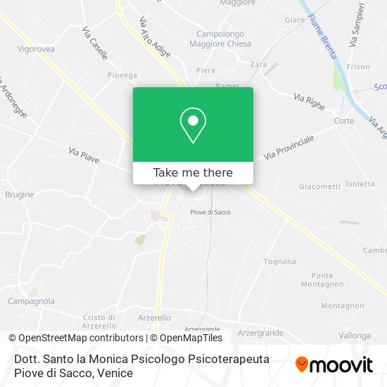 Dott. Santo la Monica Psicologo Psicoterapeuta Piove di Sacco map