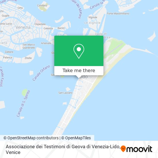 Associazione dei Testimoni di Geova di Venezia-Lido map