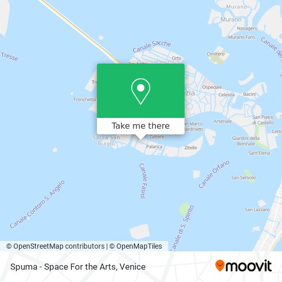 Spuma - Space For the Arts map