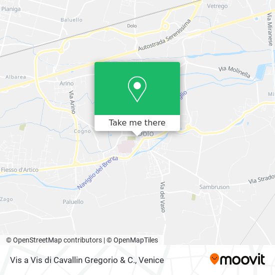 Vis a Vis di Cavallin Gregorio & C. map