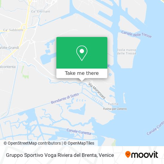 Gruppo Sportivo Voga Riviera del Brenta map