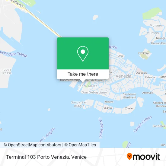 Terminal 103 Porto Venezia map