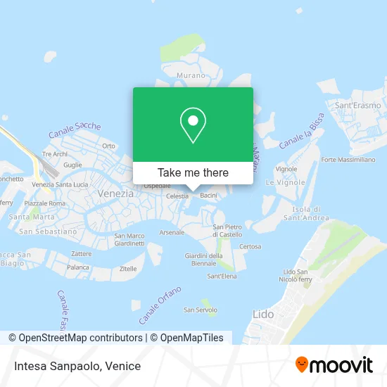Intesa Sanpaolo map