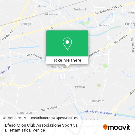 Efeso Mion Club Associazione Sportiva Dilettantistica map