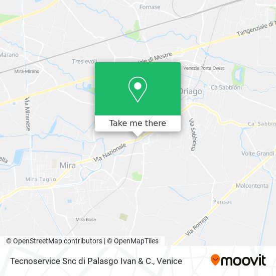 Tecnoservice Snc di Palasgo Ivan & C. map