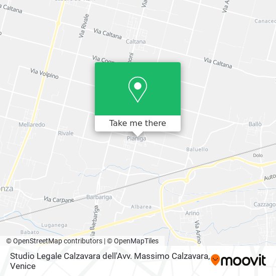 Studio Legale Calzavara dell'Avv. Massimo Calzavara map
