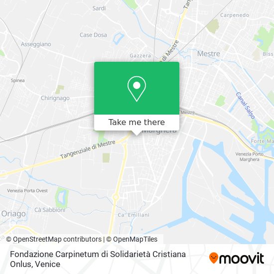 Fondazione Carpinetum di Solidarietà Cristiana Onlus map