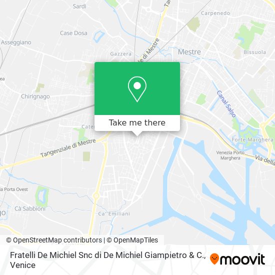 Fratelli De Michiel Snc di De Michiel Giampietro & C. map