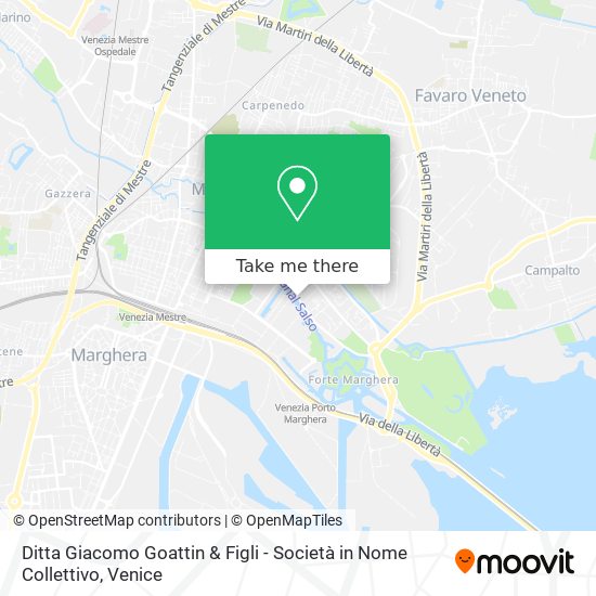 Ditta Giacomo Goattin & Figli - Società in Nome Collettivo map