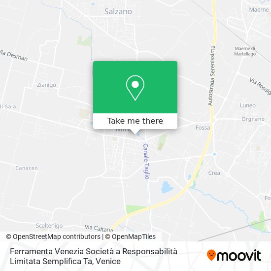 Ferramenta Venezia Società a Responsabilità Limitata Semplifica Ta map