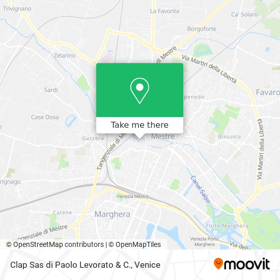Clap Sas di Paolo Levorato & C. map