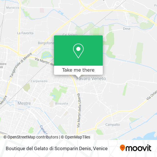 Boutique del Gelato di Scomparin Denis map